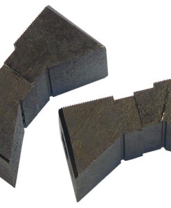 Streckbacken für alle kleineren Stauch-Streckgeräte mit eckigen Backen, Hobbyqualität - STB 031 OUSN6