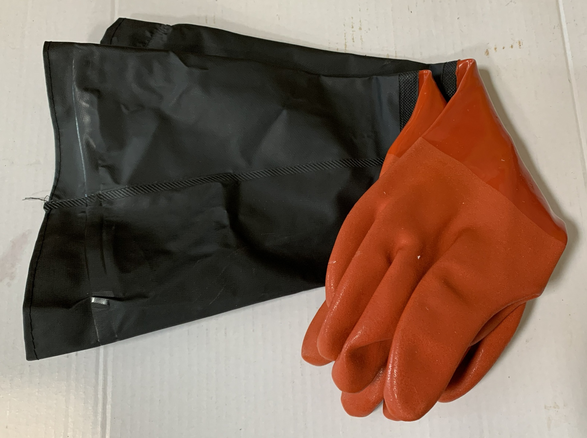 Strahlhandschuhe PVC 520 mm, Verkauf als Satz – X-SH 520 PVSP – Bild 2